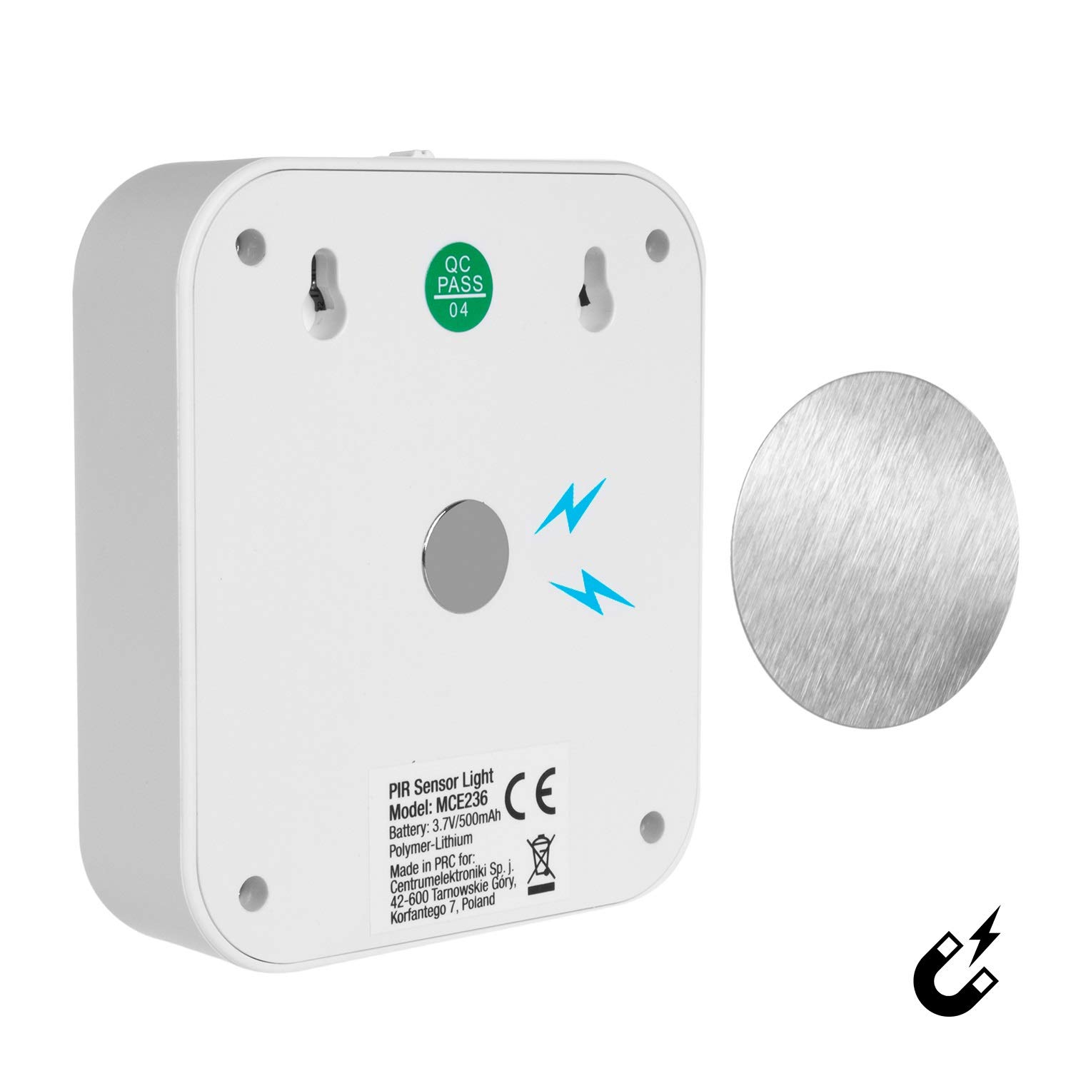 Maclean Energy MCE236 LED Lampe PIR Sensor 4000K Magnet