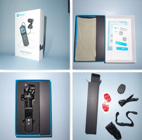 FeiyuTech Pocket 2S Gimbal-Kamera 130° 3-Achs stabilisiert