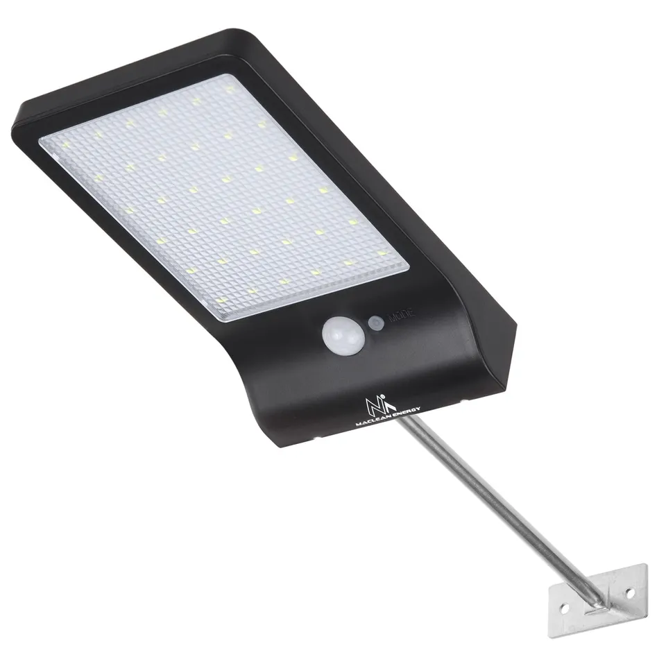Maclean MCE444 Solar Wandleuchte Außen 4W 450lm 6000K IP65