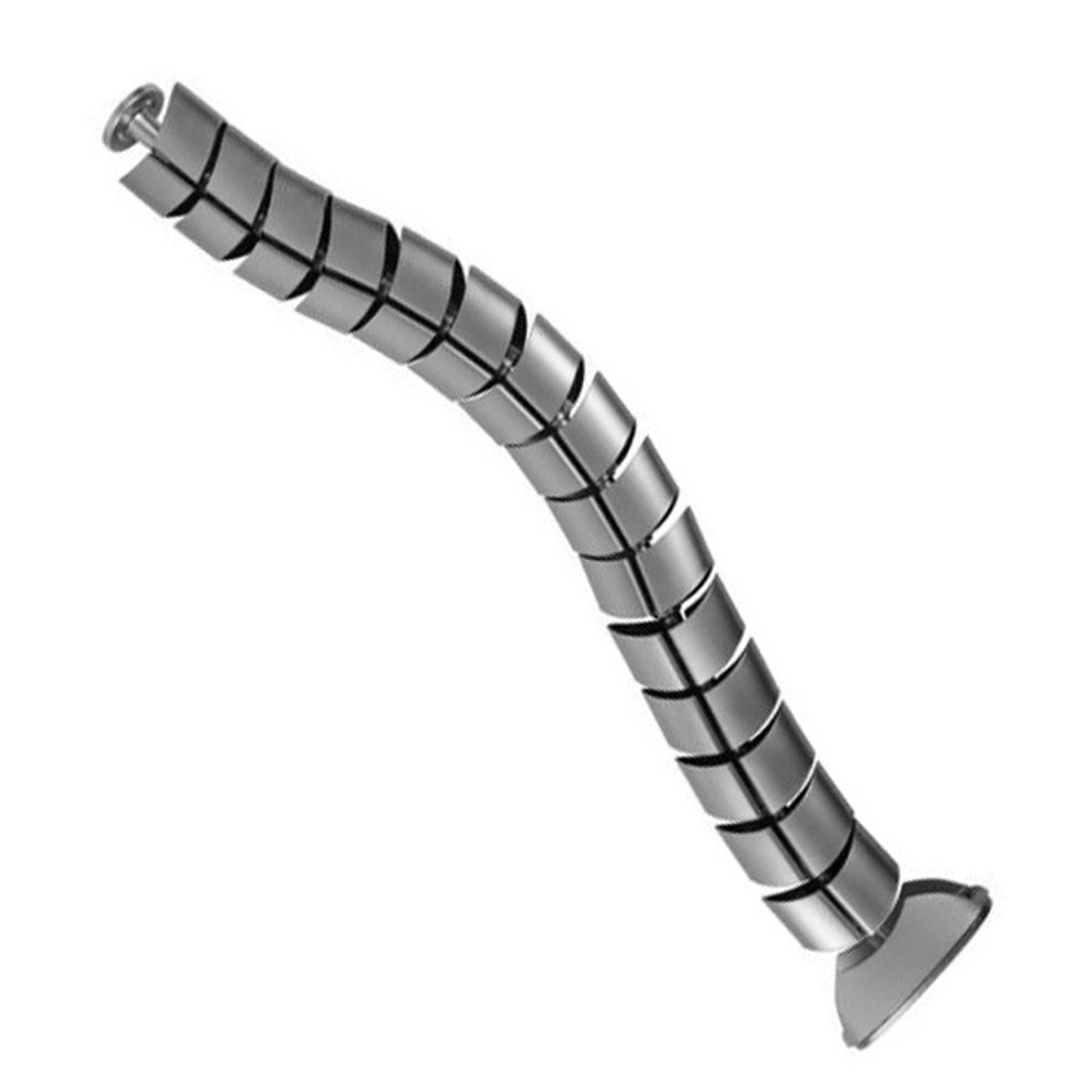 Maclean Brackets MC-768 Kabelschlauch 75cm Silber kürzbar