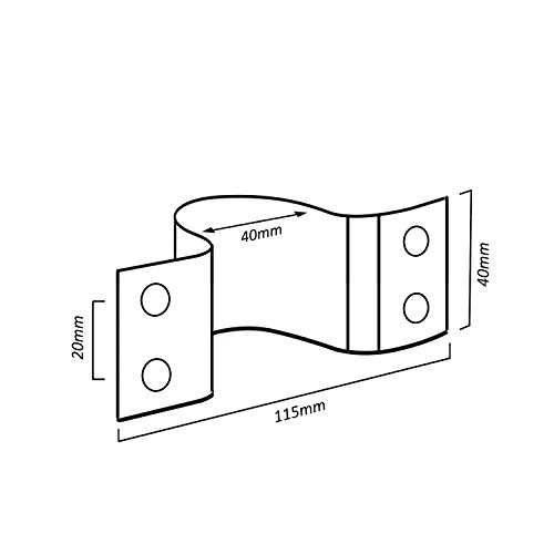 Maclean TV Systems MCTV-552 Mastschelle 42 mm SAT