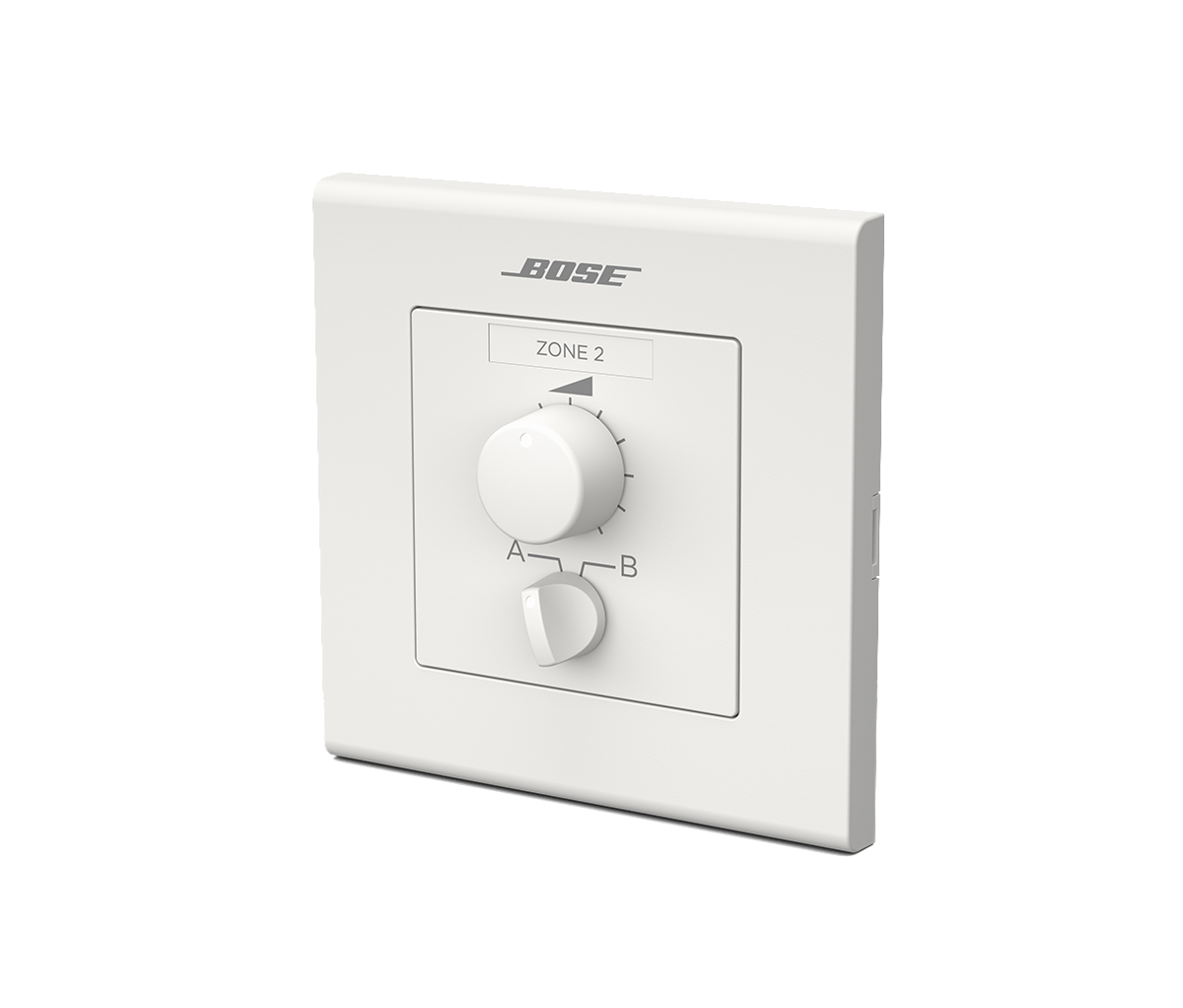 Bose Professional ControlCenter CC-2 Zonencontroller Wandregler weiss