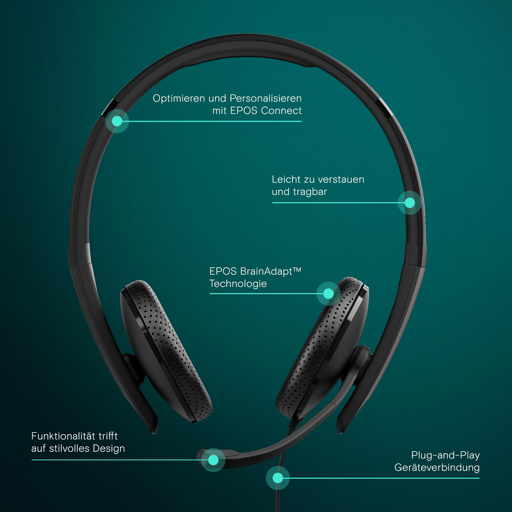 EPOS ADAPT C10 USB-C Headset Mikrofon On-Ear