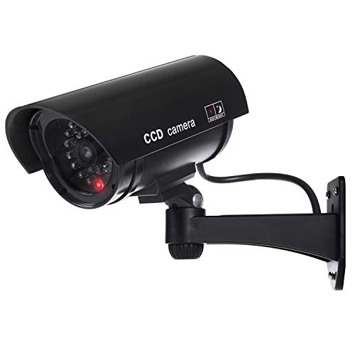 Maclean IR1100B Kamera-Attrappe Dummy LED schwarz