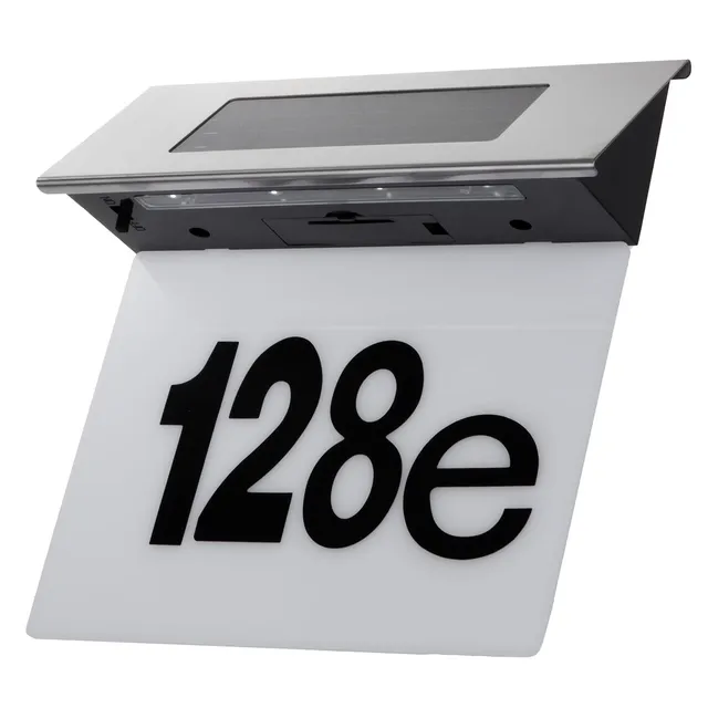 Maclean Energy MCE423 Solar Hausnummernleuchte 6000K IP44