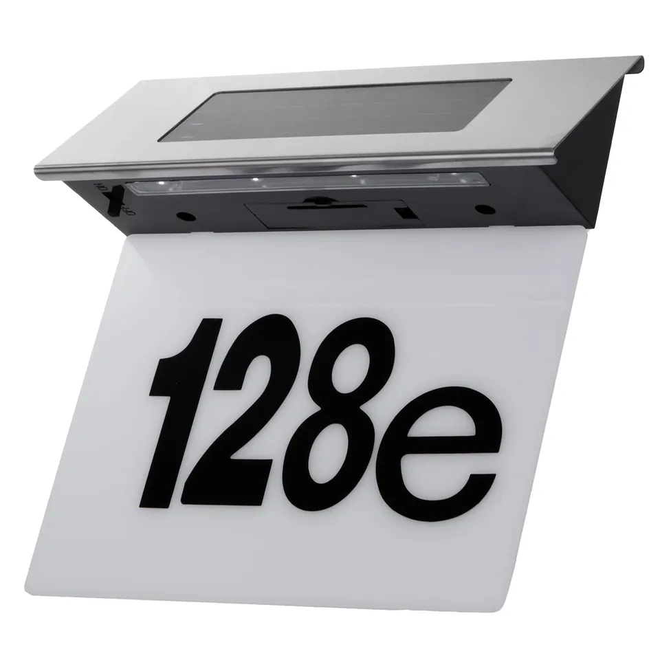 Maclean Energy MCE423 Solar Hausnummernleuchte 6000K IP44