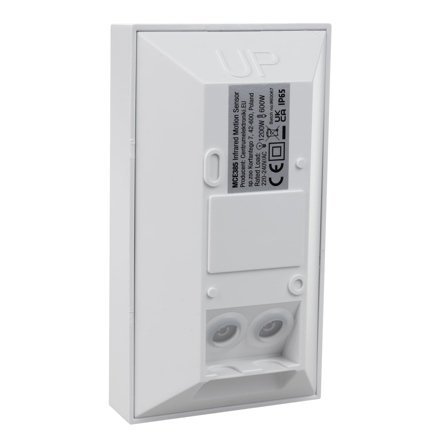 Maclean Energy MCE385 PIR Bewegungsmelder IP65 12m Weiß