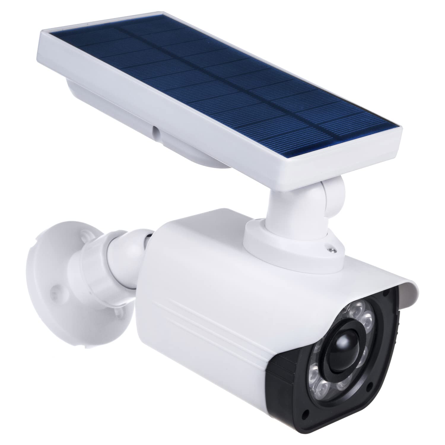 Maclean Kamera-Attrappe Solar LED IP66 PIR 800 Lumen