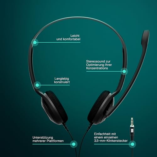 EPOS PC5 Chat Headset On-Ear 3,5mm Geräuschunterdrückung