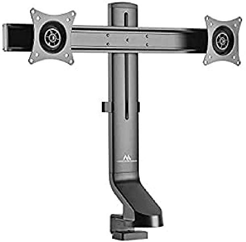 Maclean MC-854 Monitorhalterung für 2 Monitore 17-27 Zoll VESA