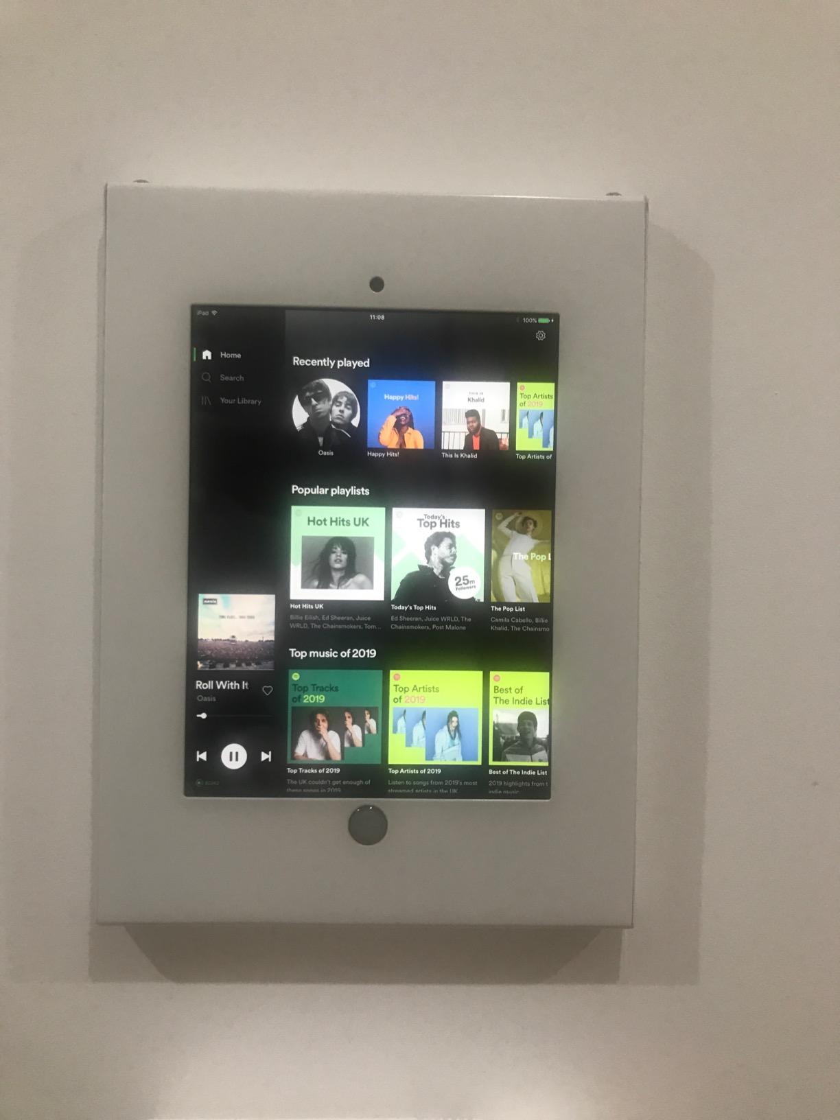 Maclean Brackets MC-676 Tablet Halterung Wand iPad Air mit Schloss