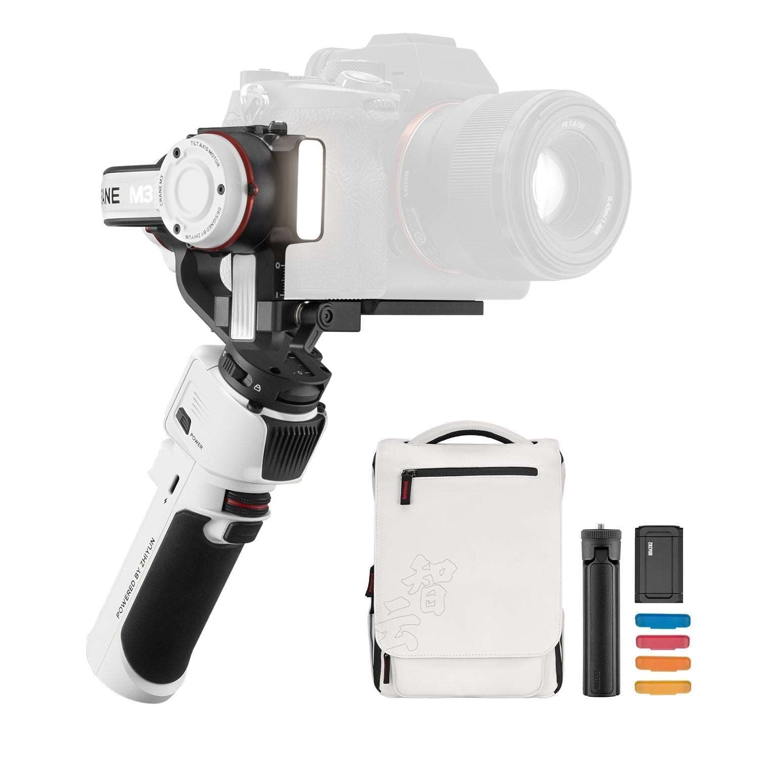 Zhiyun CRANE M3 Kamera-Gimbal Standard Kit mit Licht