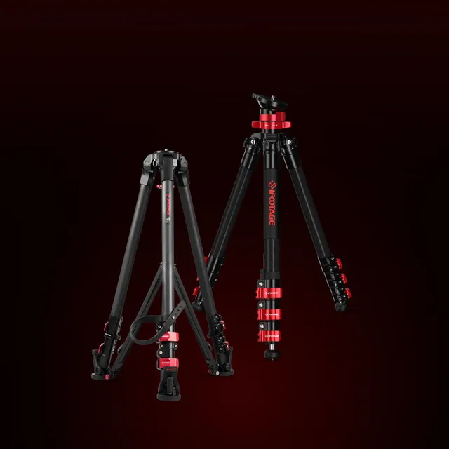 iFootage Wildbull T7S Videostativ Dreibeinstativ Alu