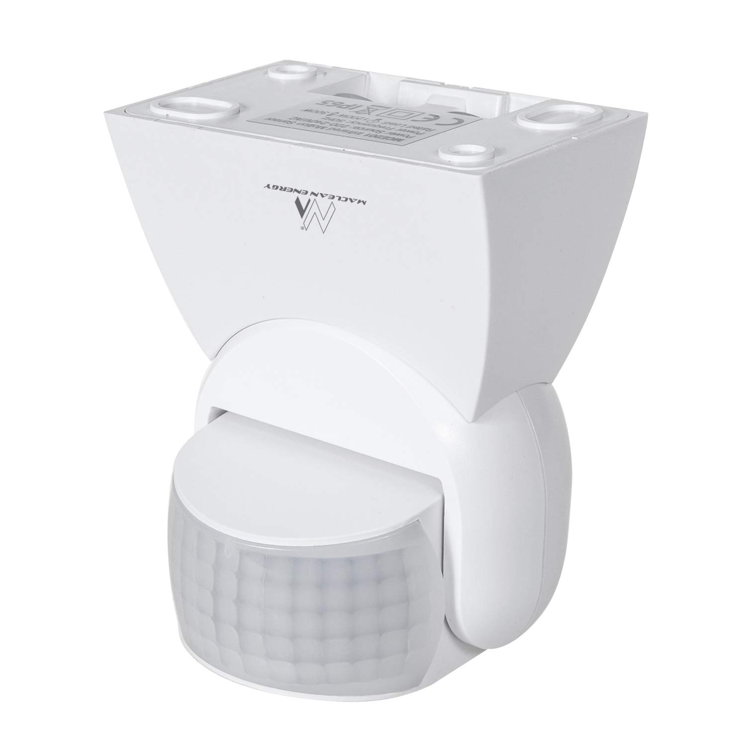 Maclean Energy MCE241 Bewegungsmelder Weiß IP65 mit Fernbedienung