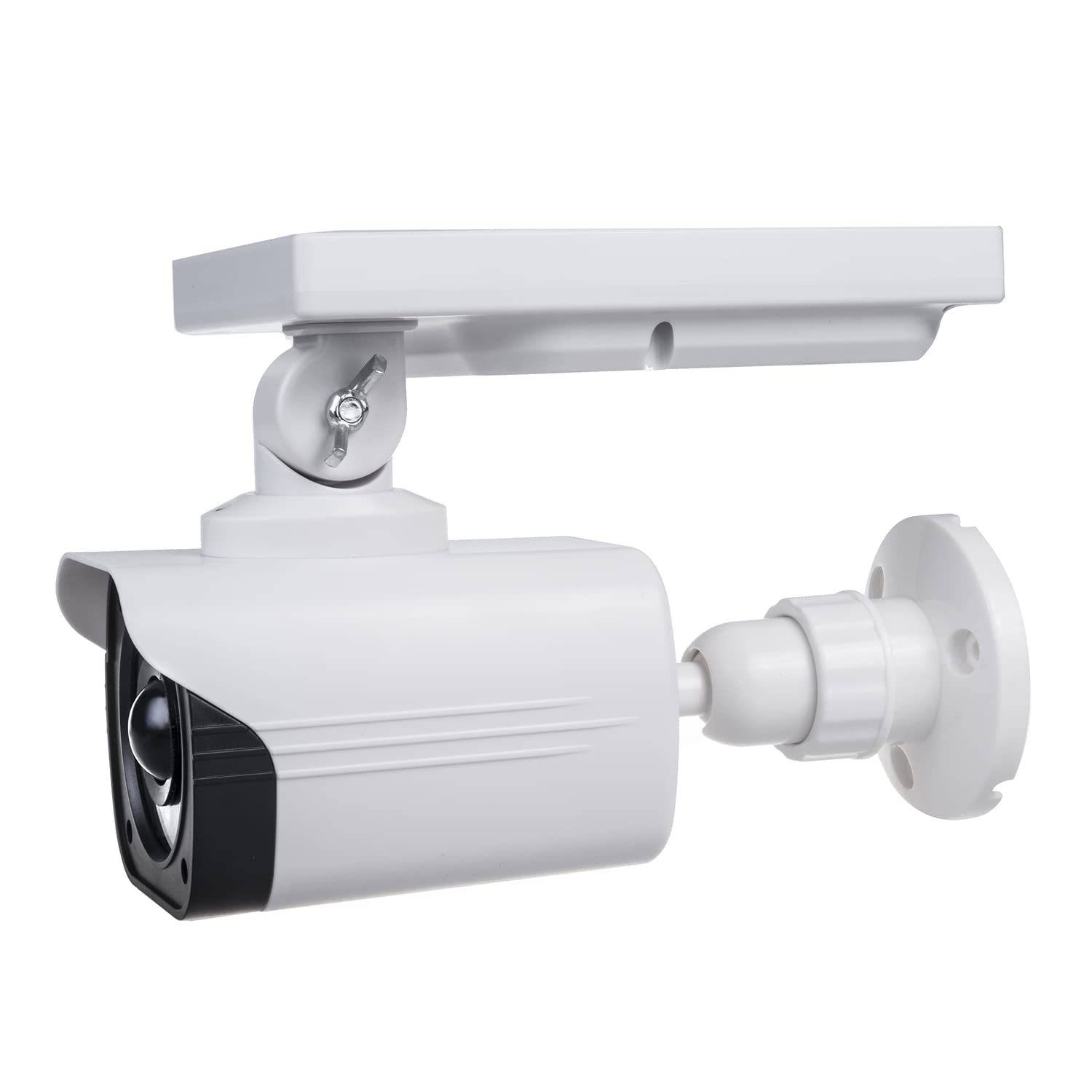 Maclean Kamera-Attrappe Solar LED IP66 PIR 800 Lumen