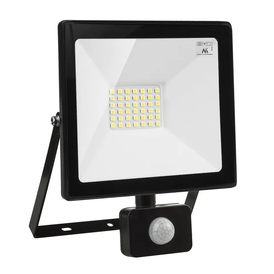 Maclean Energy MCE630 LED Strahler 30W 4000K PIR IP44