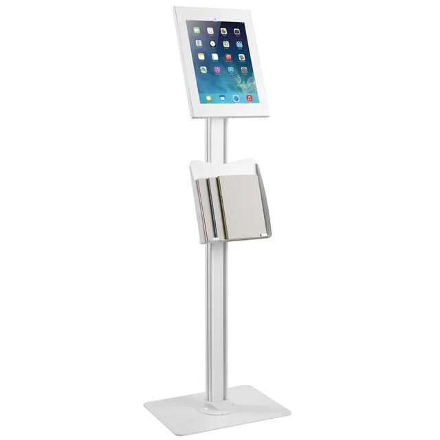 Maclean Brackets MC-867 Tablet Bodenständer Prospekthalter abschließbar