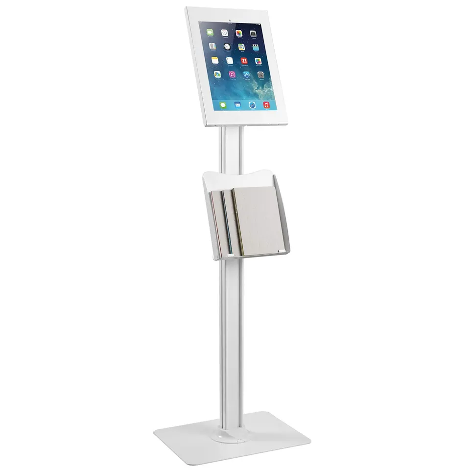 Maclean Brackets MC-867 Tablet Bodenständer Prospekthalter abschließbar