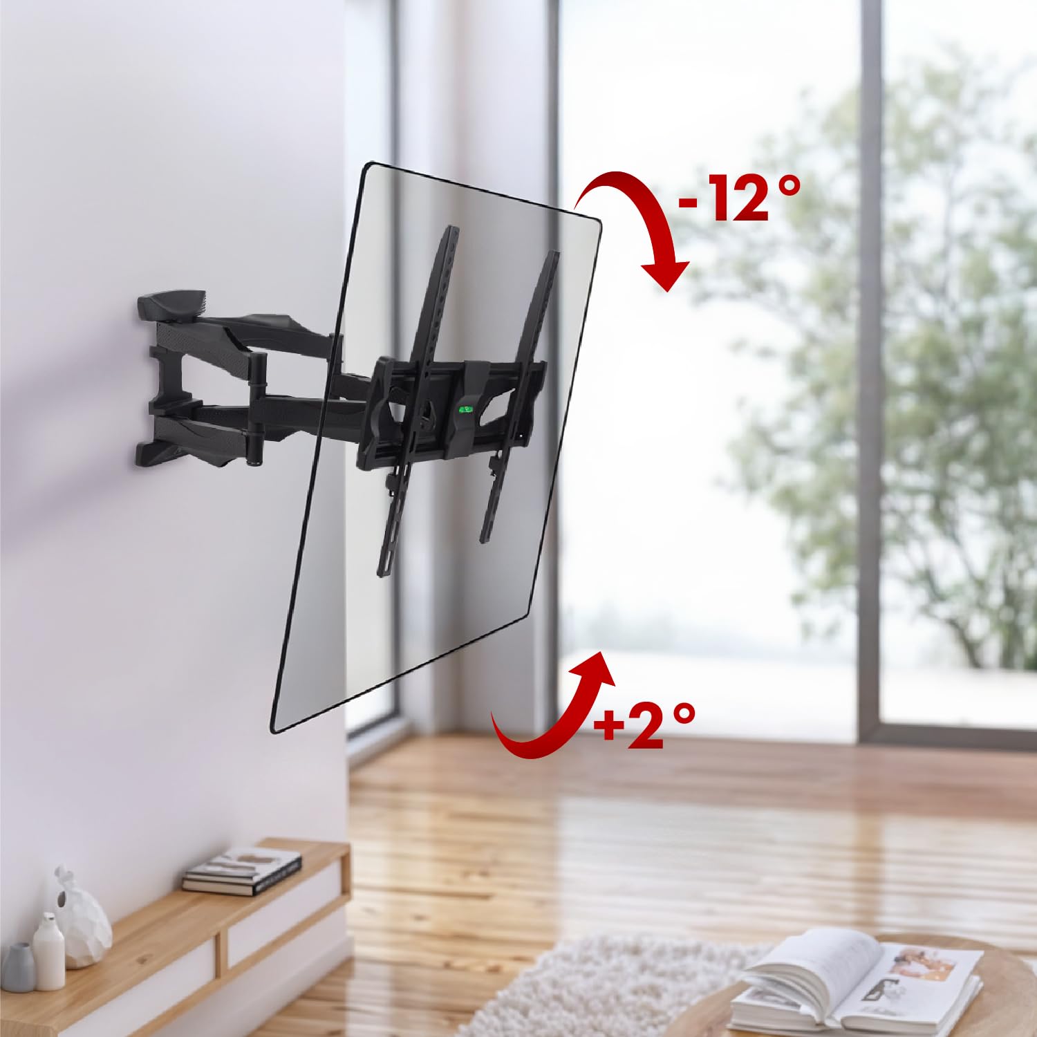 Maclean Brackets TV-Wandhalterung 26-70 Zoll schwenkbar 45 kg