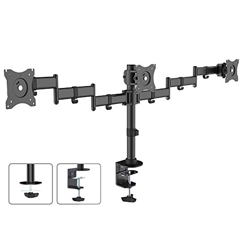 Maclean Brackets MC-691 Monitorarm 3-Fach 13-27 Zoll Tisch