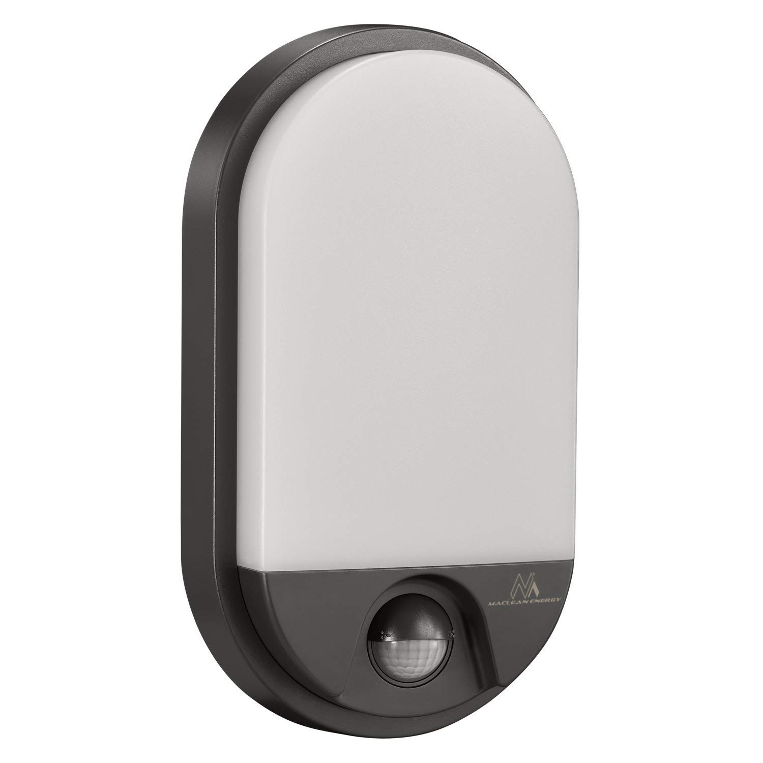 Maclean Energy MCE340 LED-Lampe Grau 15W 1100lm mit Sensor