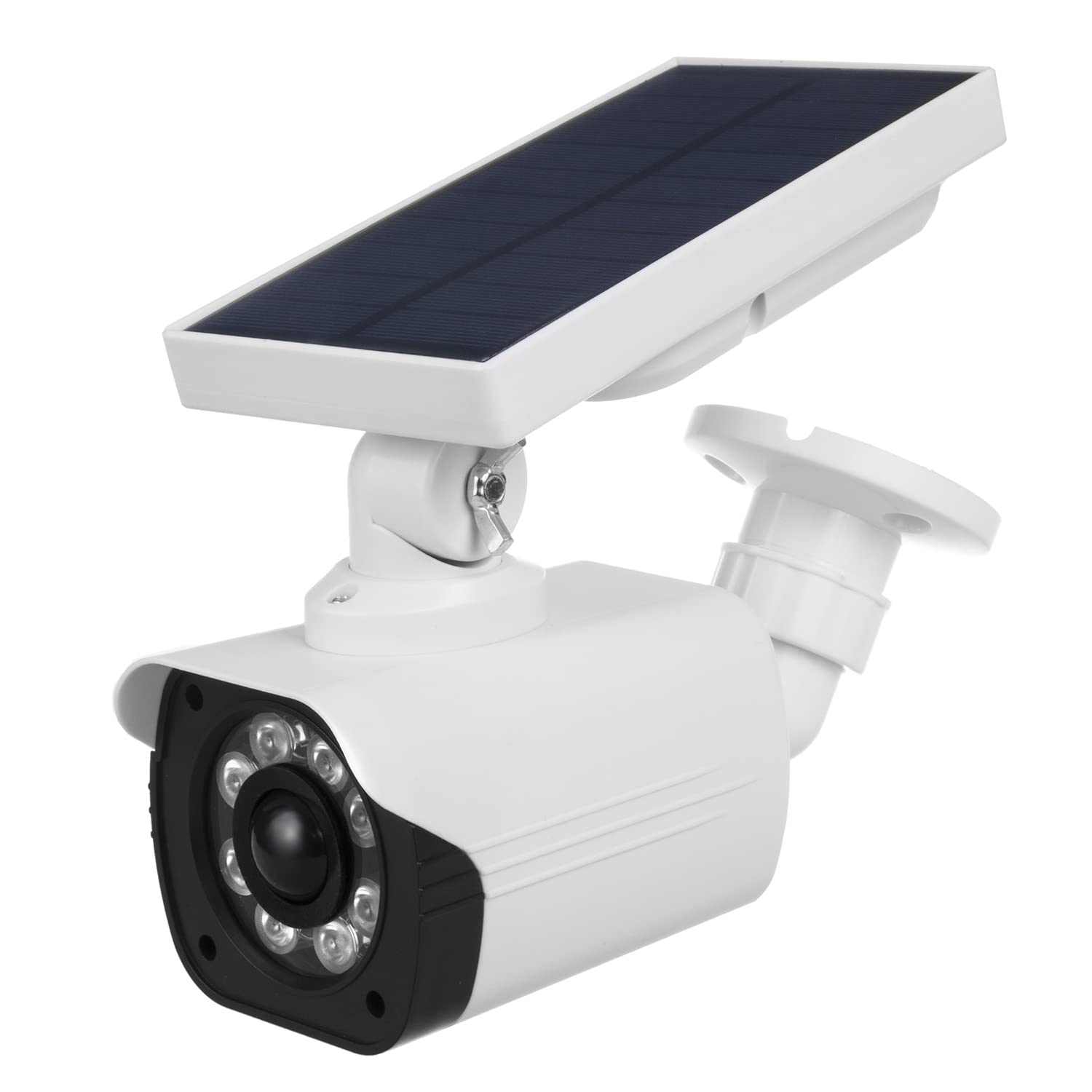 Maclean Kamera-Attrappe Solar LED IP66 PIR 800 Lumen