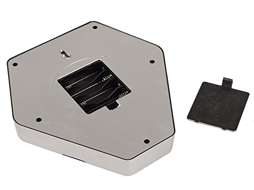 Maclean DC3200 Alarmanlagen-Attrappe Silber Solar LED