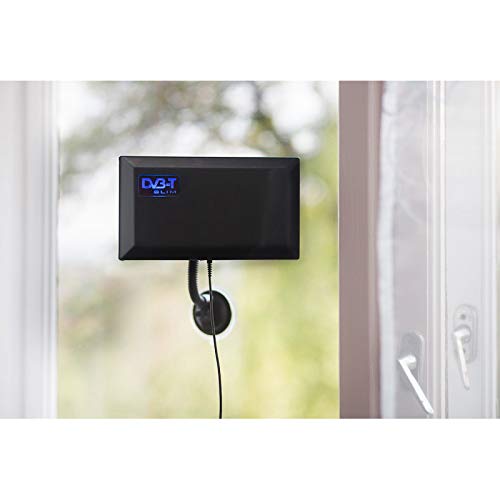 Maclean MCTV-948 Zimmerantenne aktiv DVB-T2 USB Saugnapf