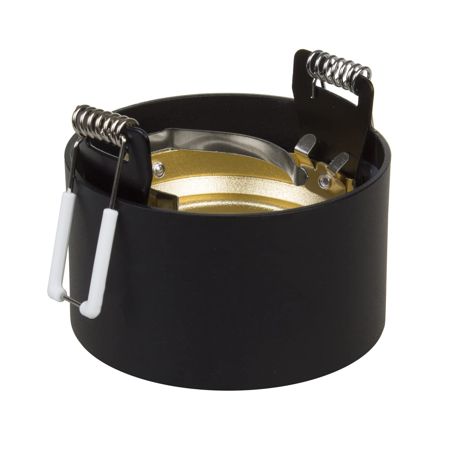 Maclean Energy MCE457 Einbaustrahler GU10 4er Set schwarz gold warmweiß