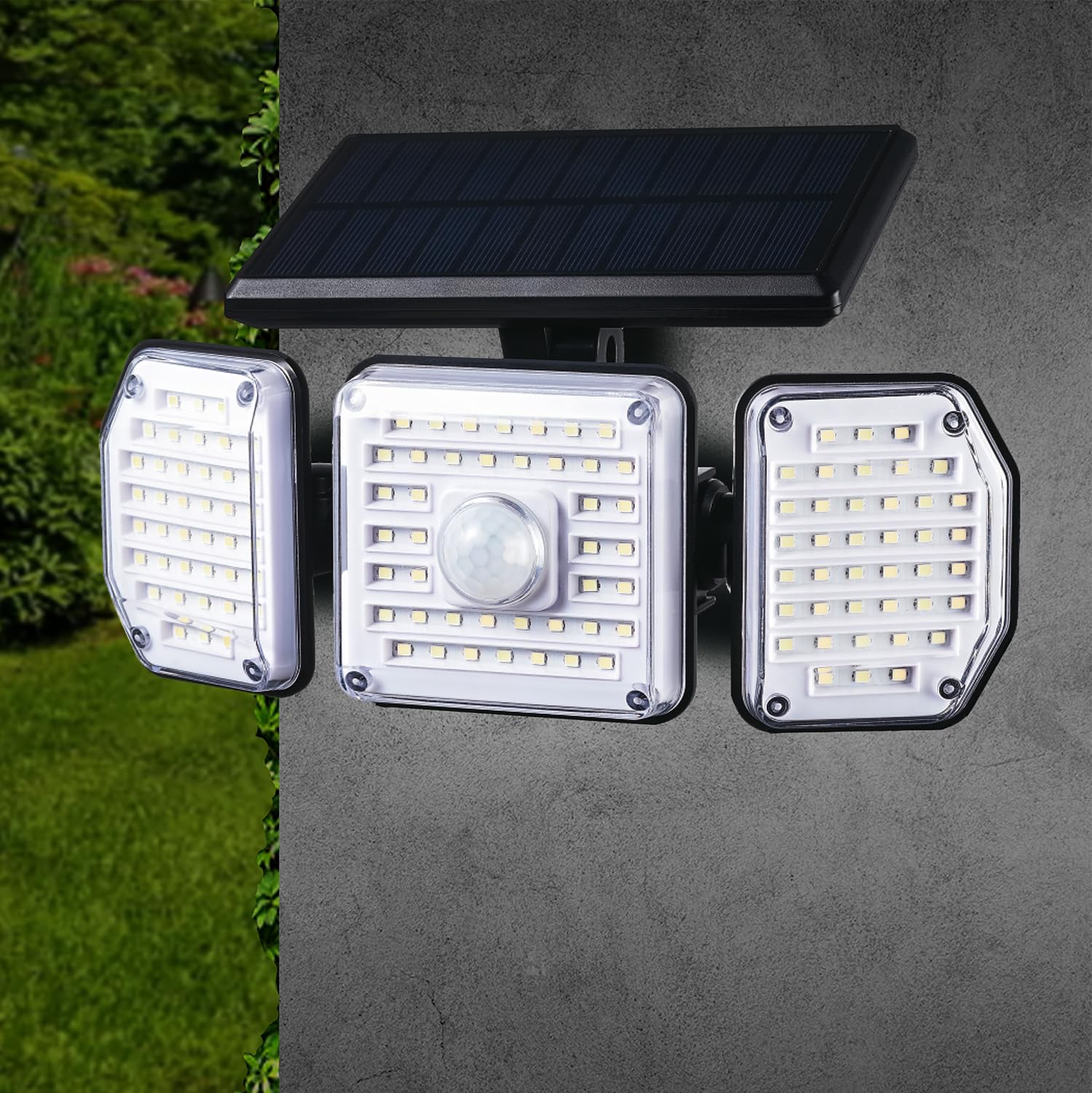 Maclean Energy MCE615 Solar-Wandleuchte Bewegungsmelder neutralweiß
