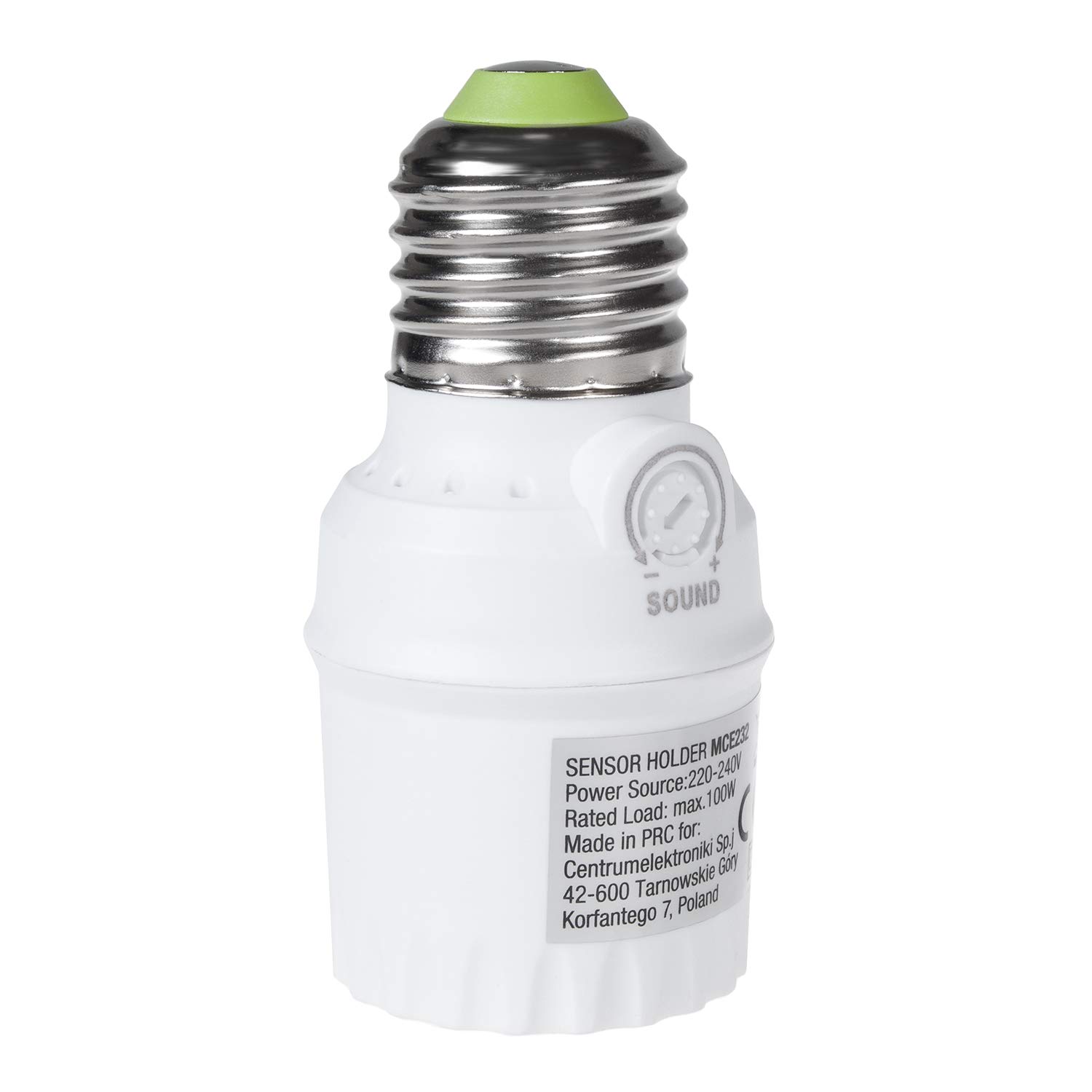 Maclean Energy MCE232 Lampenfassung E27 Geräuschsensor 360°