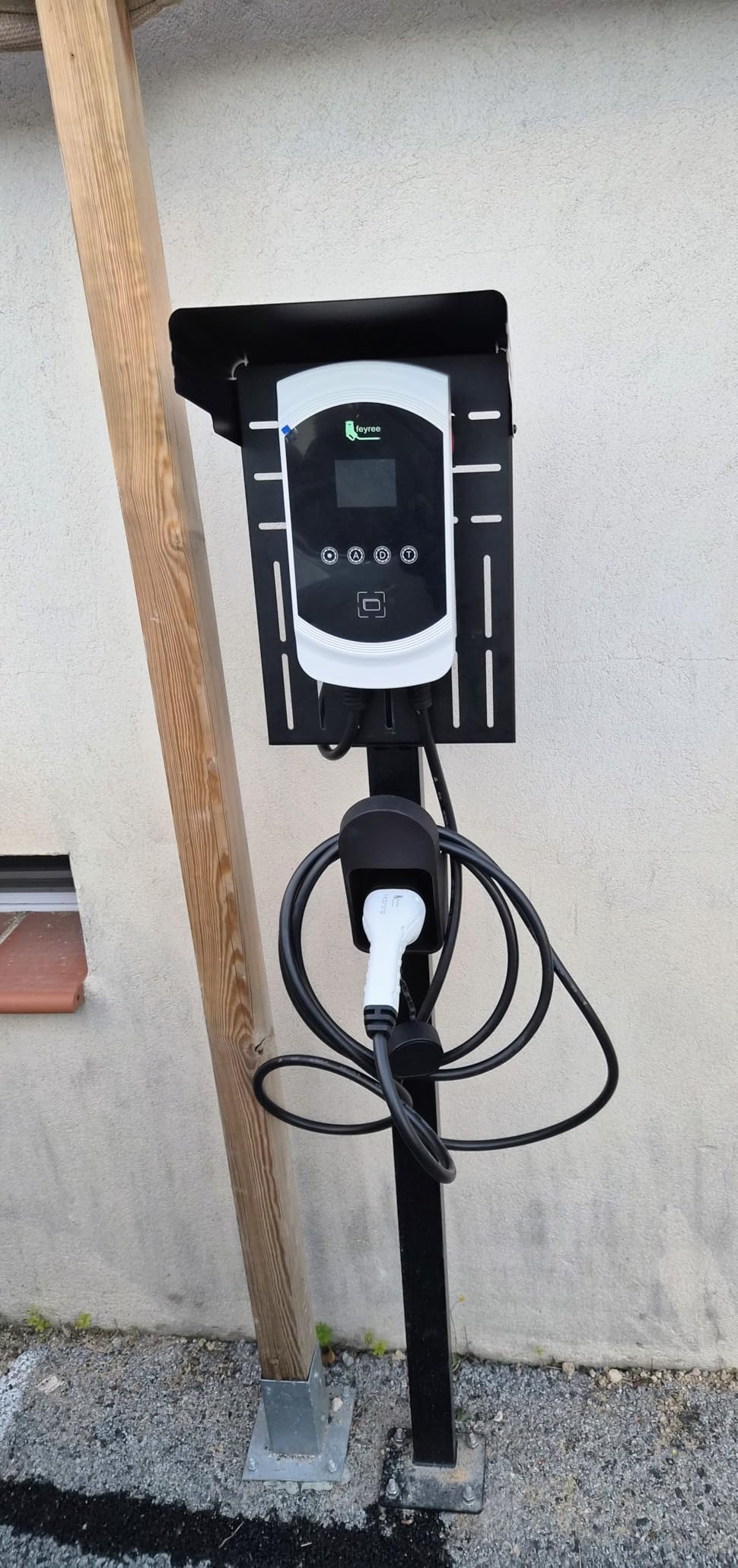 Maclean Energy MCE456 Ladeständer für Wallbox 15 kg Outdoor