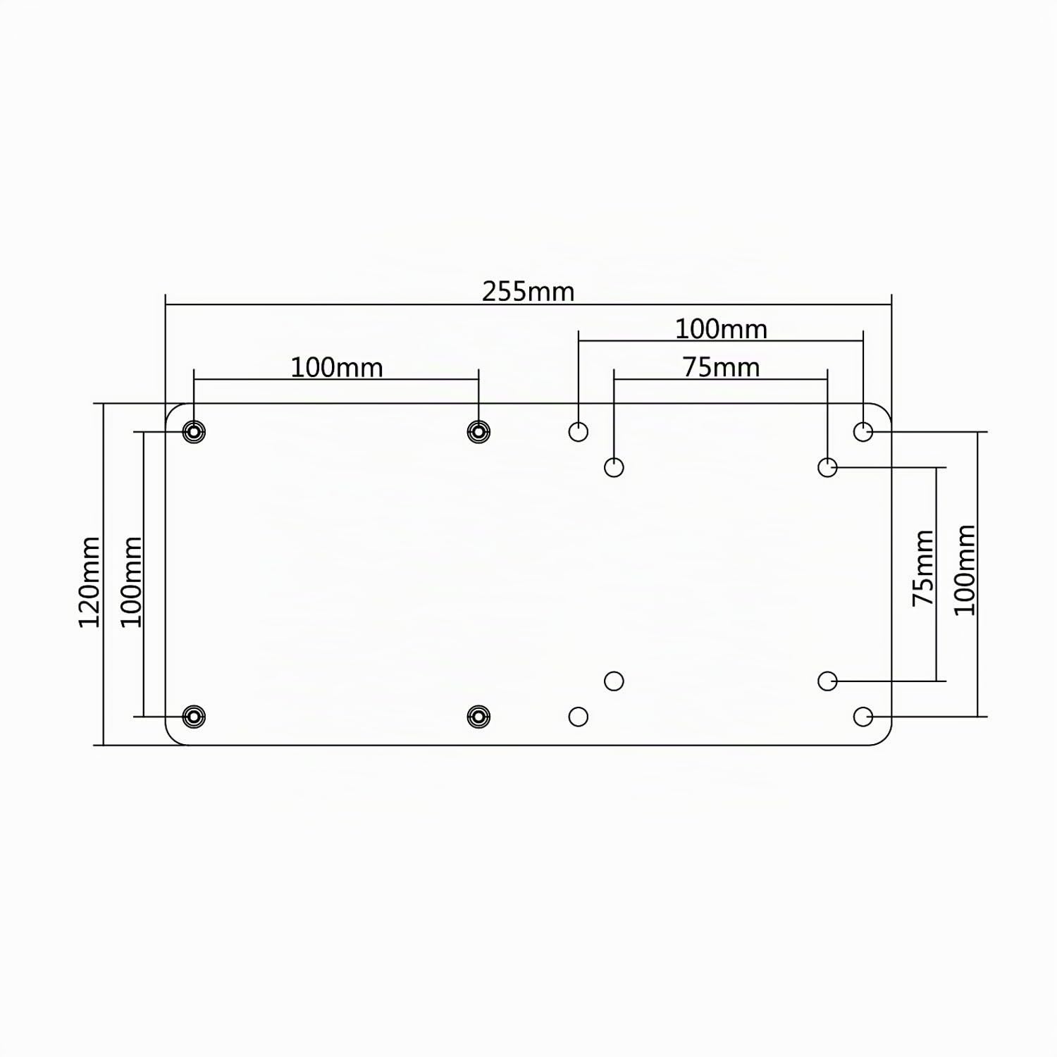 Maclean Brackets MC-721 Mini-PC Halterung VESA 100x100 3kg