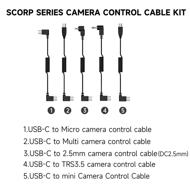 FeiyuTech Accessories SCORP Kamera-Steuerkabel-Set