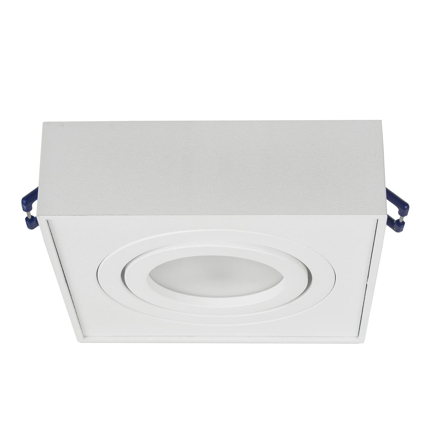 Maclean Energy MCE464W Einbaustrahler GU10 eckig weiß 7W warmweiß