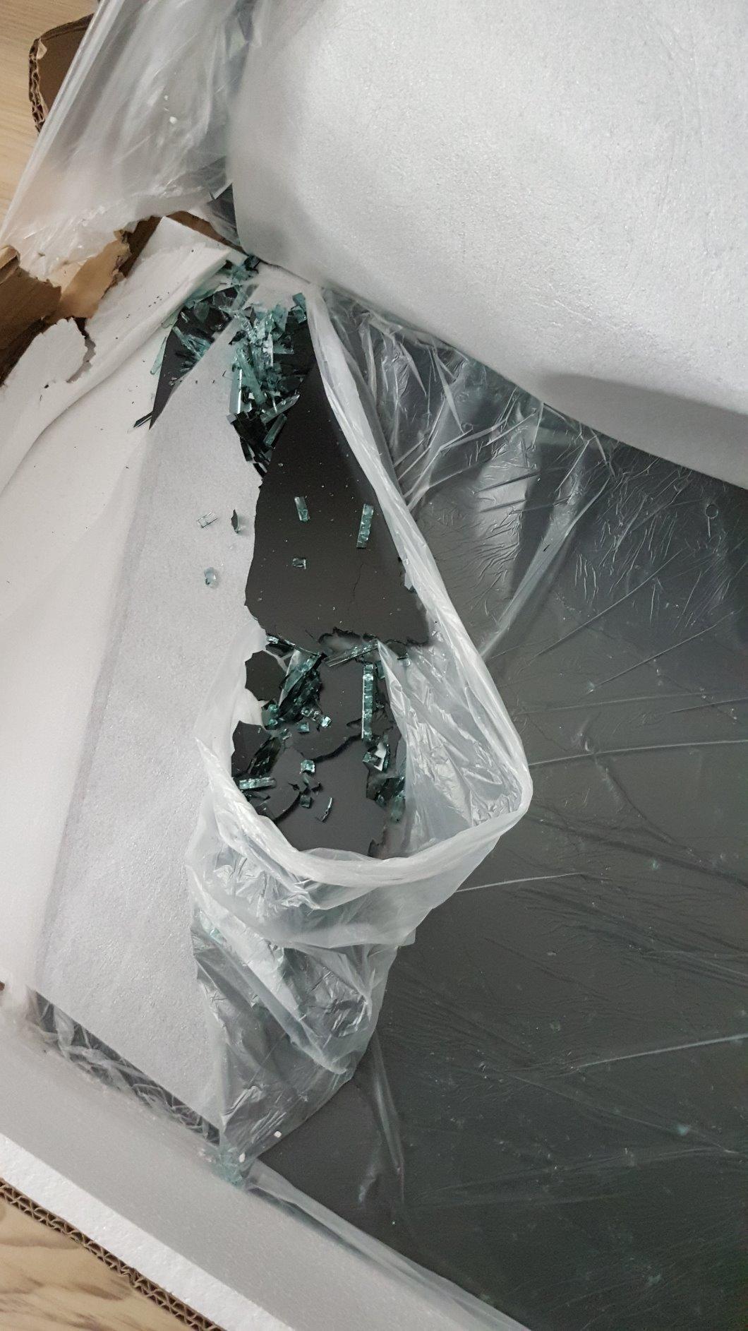 Maclean MC-641 TV Ständer 55 Zoll Glas 40kg schwarz