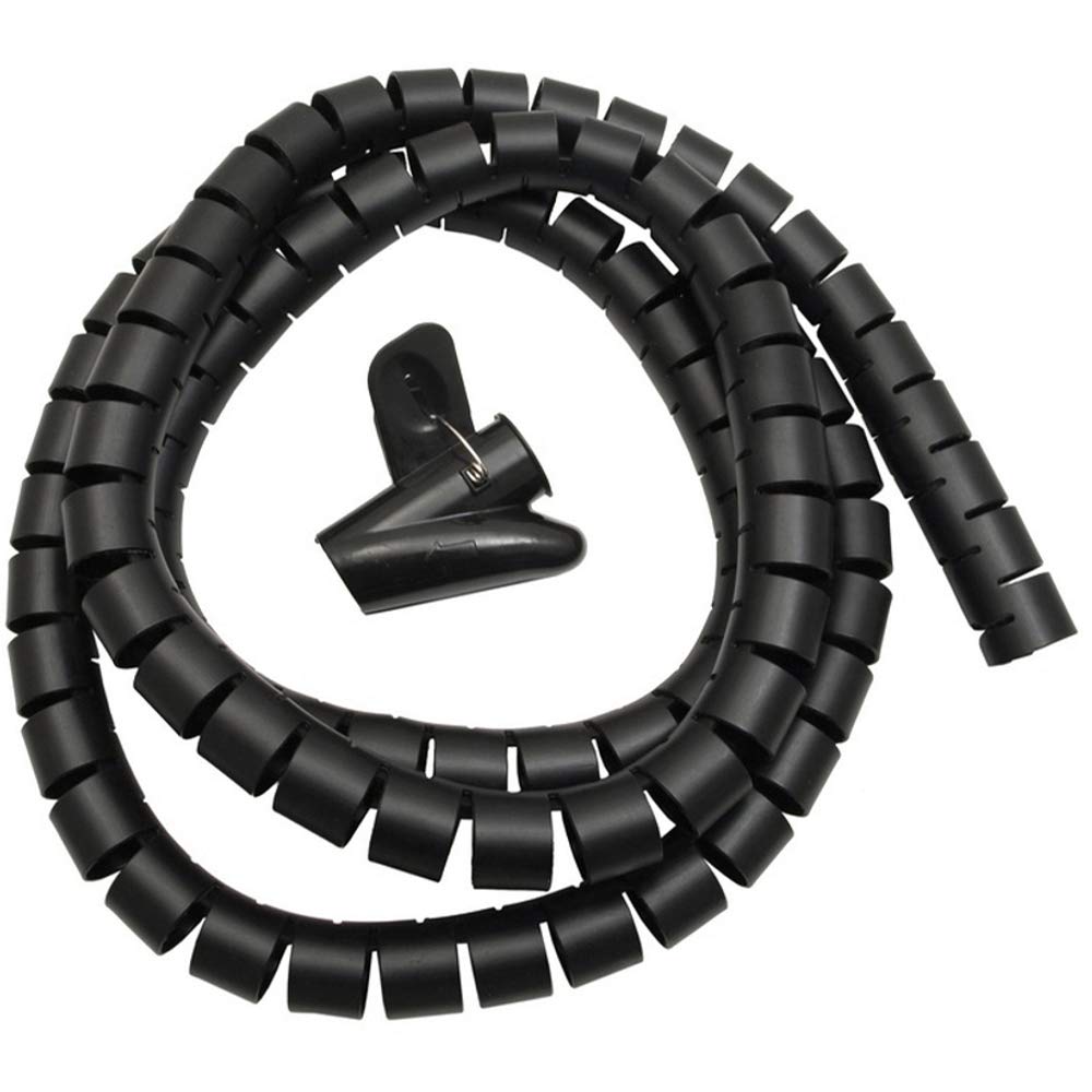 Maclean MCTV-676 Kabelschlauch Spiralschlauch 2m Schwarz