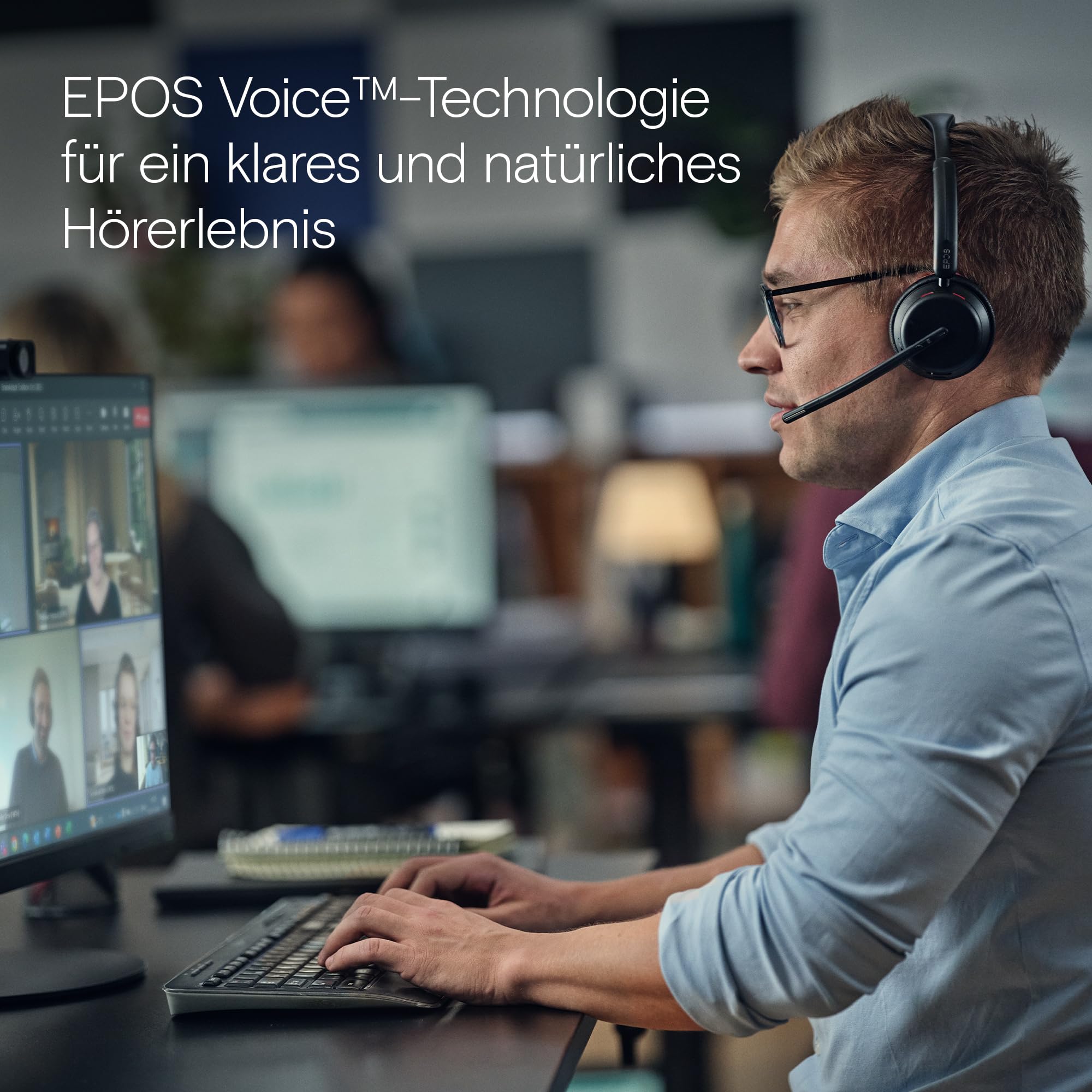 EPOS IMPACT 1060 Bluetooth-Headset beidseitig mit Mikrofon