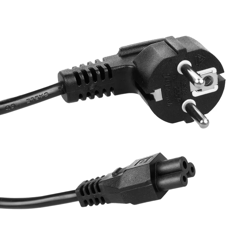 Maclean MCTV-857 Netzkabel Kleeblatt C5 1,5m 250V schwarz