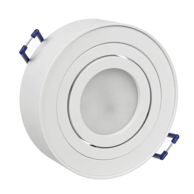 Maclean Energy MCE462W Einbaurahmen GU10 rund weiß schwenkbar