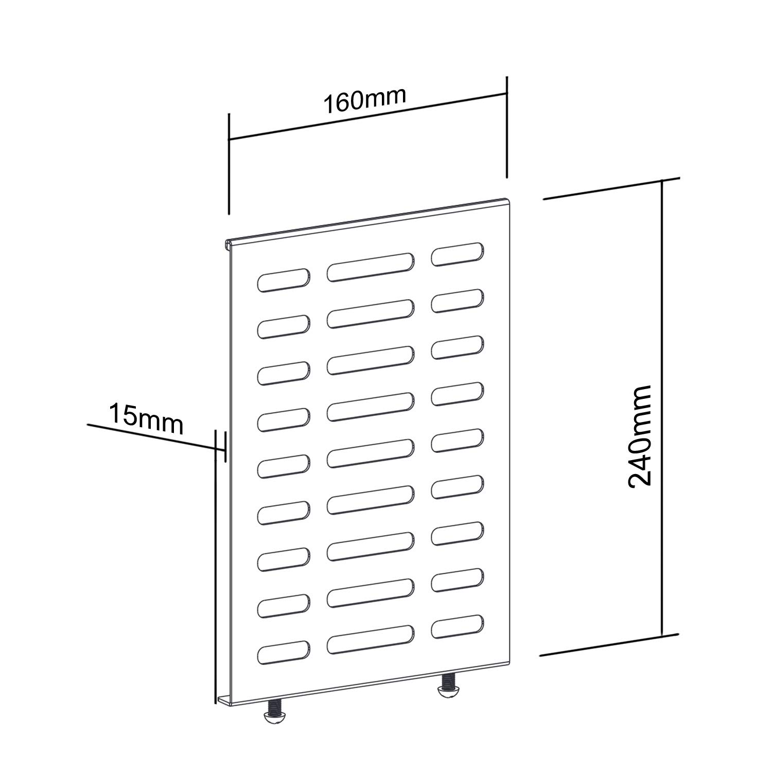 Maclean Brackets MC-802 Mini-PC Halterung VESA Stahl