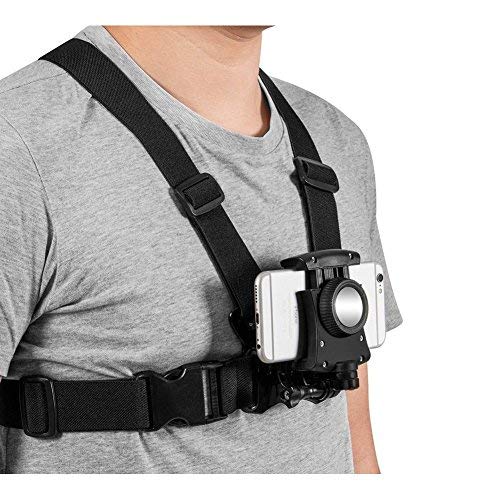 Maclean Brackets MC-773 Brustgurthalter für Kamera Handy GoPro