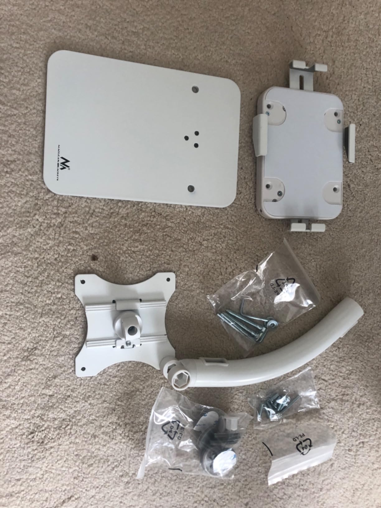 Maclean MC-468 Tablet Halterung Weiß 7,9-11 Zoll Tisch Wand
