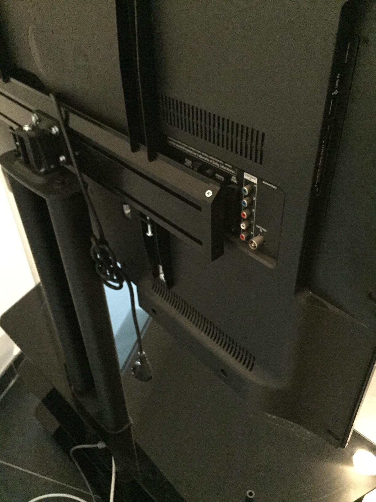 Maclean MC-641 TV Ständer 55 Zoll Glas 40kg schwarz