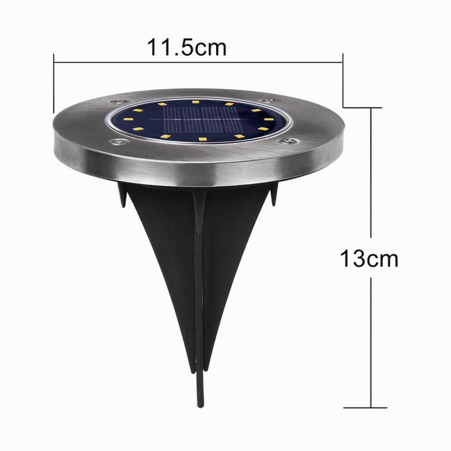 Maclean Energy MCE318 Solar Bodenleuchte 4000K 1 Stück