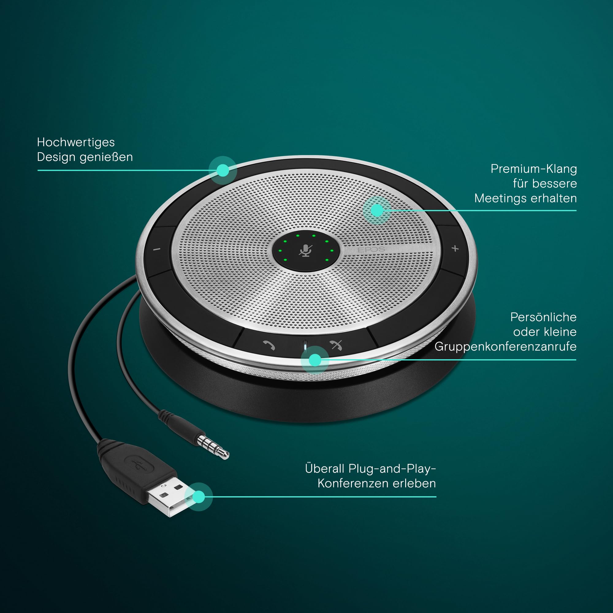 EPOS Sennheiser EXPAND SP 20 ML Speakerphone Modern minimalistisch