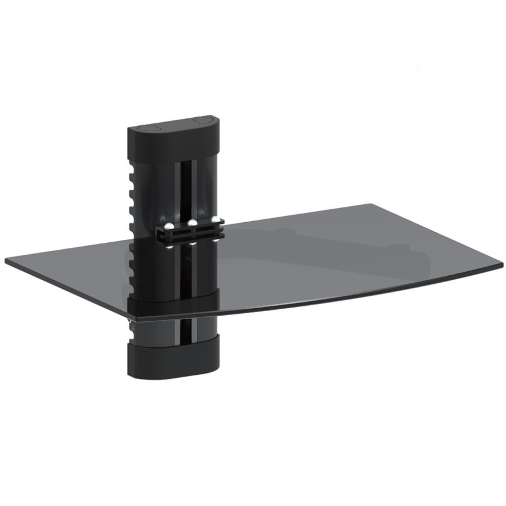 Maclean MC-664 Wandregal 3-Fach Glas 8kg höhenverstellbar