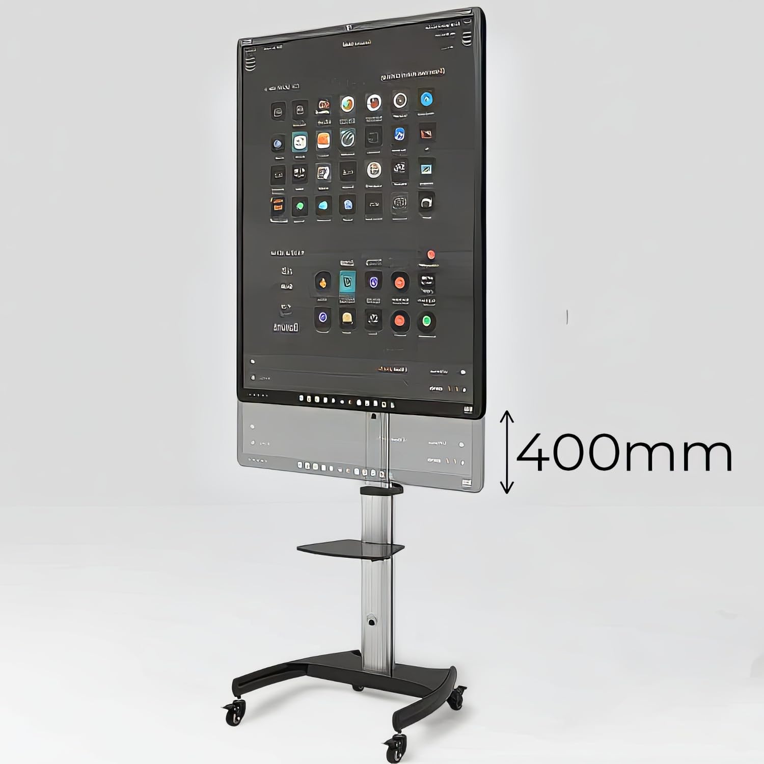 Maclean Energy MC-801 TV-Ständer 70" Rollen höhenverstellbar