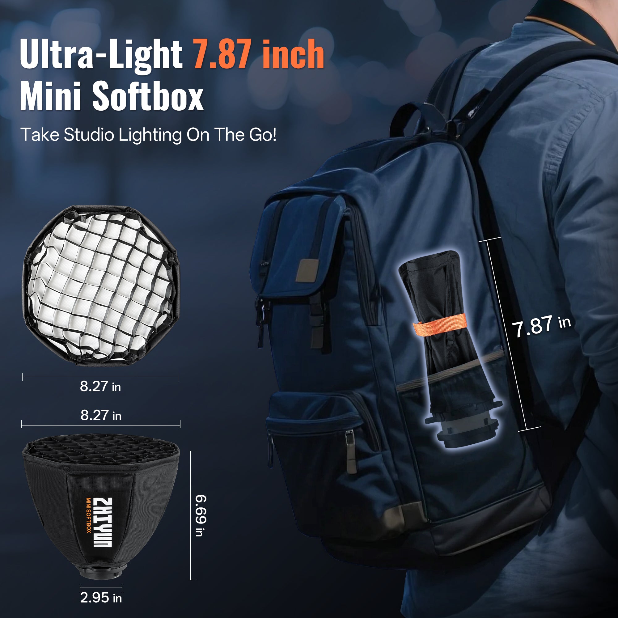 Zhiyun Mini-Softbox für MOLUS X100 RGB Lichtformer