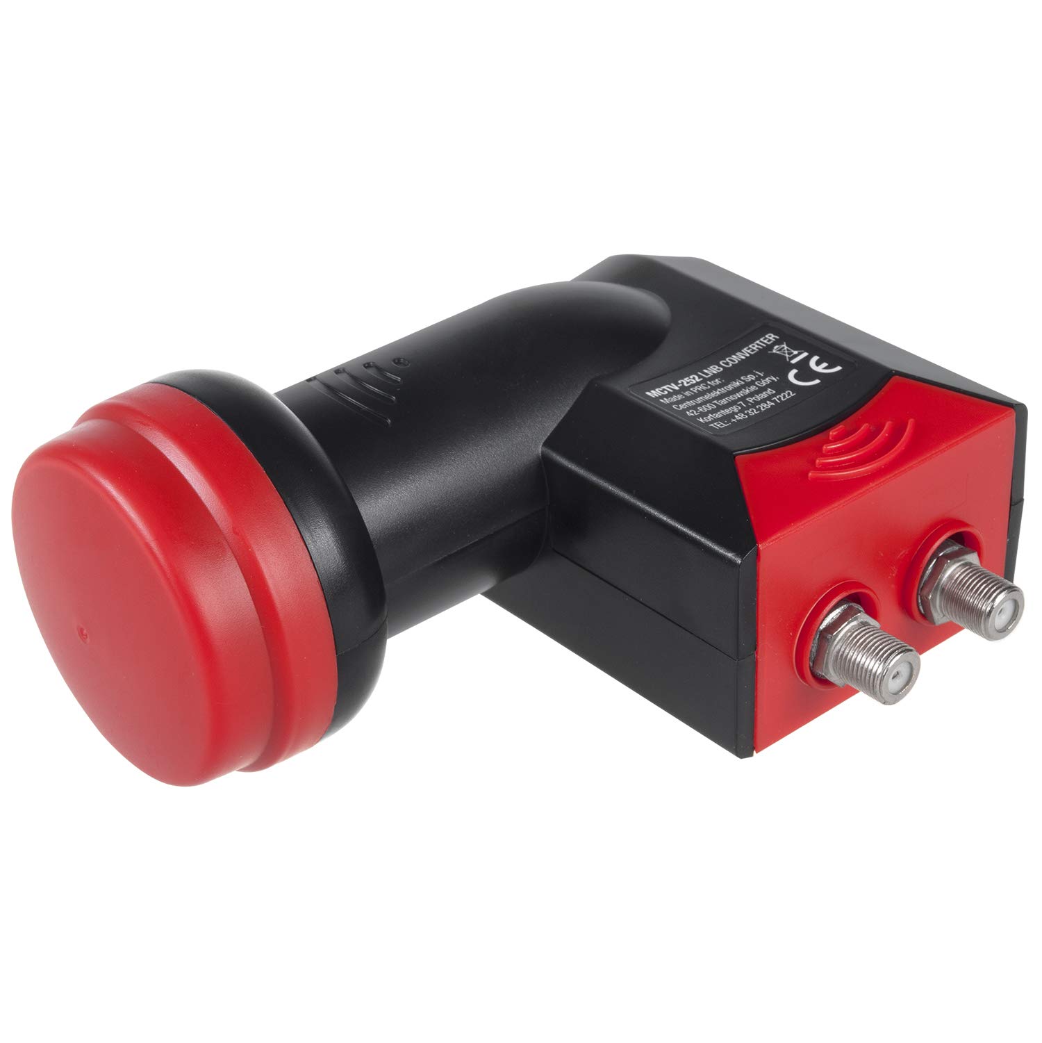Maclean MCTV-252 Twin LNB SAT-Konverter 0,3 dB 2 Teilnehmer